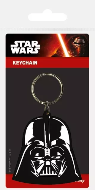 Star Wars Darth Vader Rubber Keychain Porte-Clé De Gomme Pyramid International