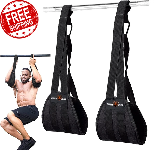 HANGING AB STRAPS for Abdominal Muscle Building and Core Strength