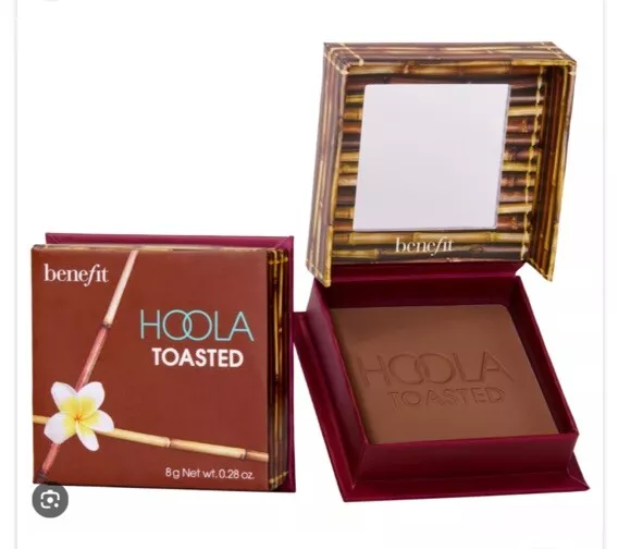 BENEFIT Hoola Tostado ~ Bronceador en polvo mate ~ Tamaño completo con cepillo: 8 g .28 oz: RARO