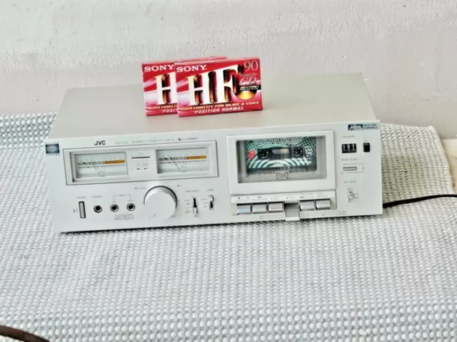 Lecteur Platine cassette stéréo  JVC KD A22  + 2 Cassettes  Sony  neuves