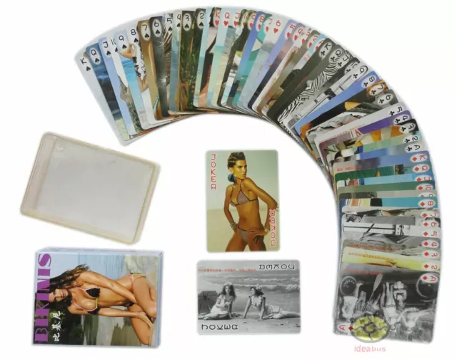 OUT OF PRINT Playing card/Poker Deck 54 cards The Beauty of Bikini-clad Women