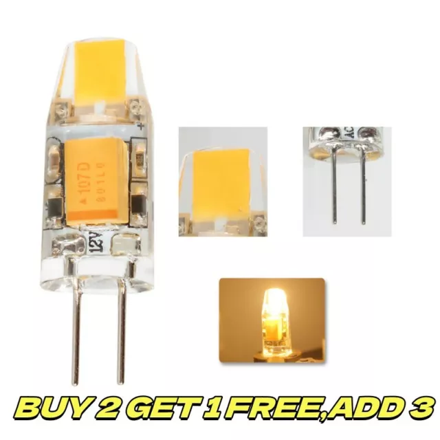 Dimmable Light Bulb Capsule Replace Halogen Bulb 12V G4 LED COB 3W 6W 10W 20W UK