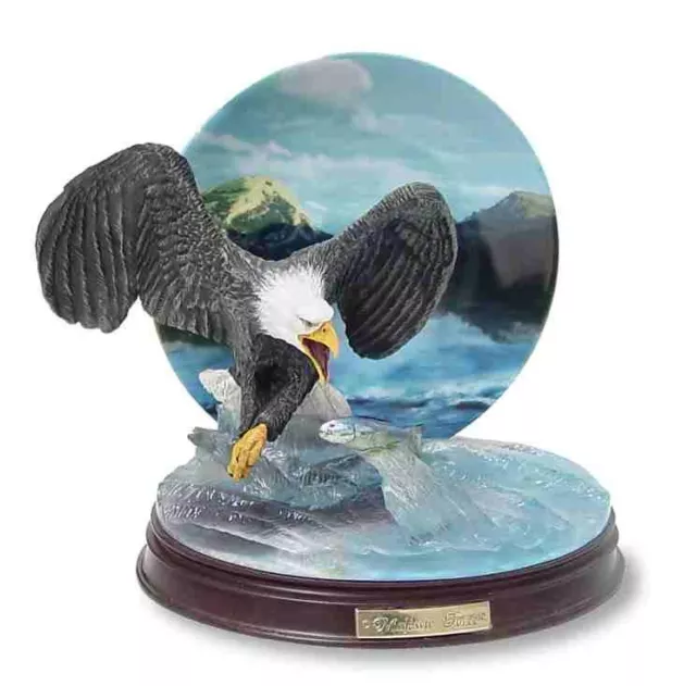 Bradford Exchange Majestic Force Eagle Plate BE-14317