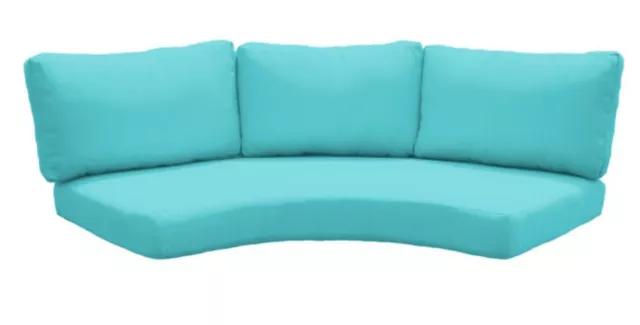 TK Classics 6 " Hohe Rückenlehne Kissen für Gebogene Armlose Sofa, Aruba