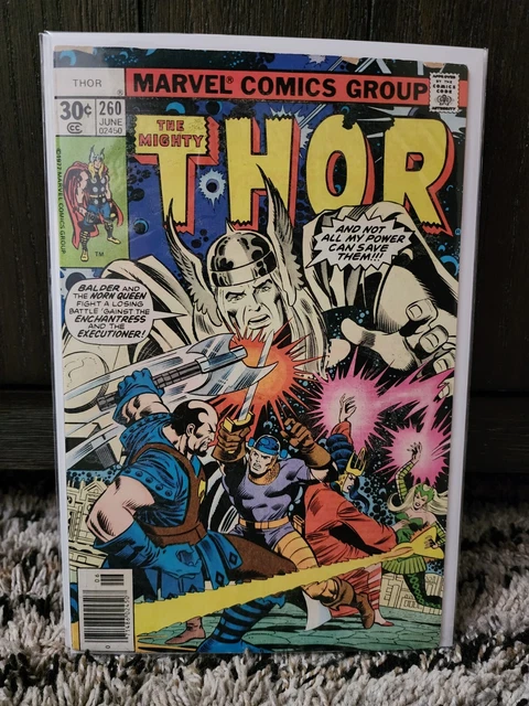 The Mighty Thor Vol. 1 Comic Book Lot #233 254 256 260 266 267 408 Marvel Comics 5