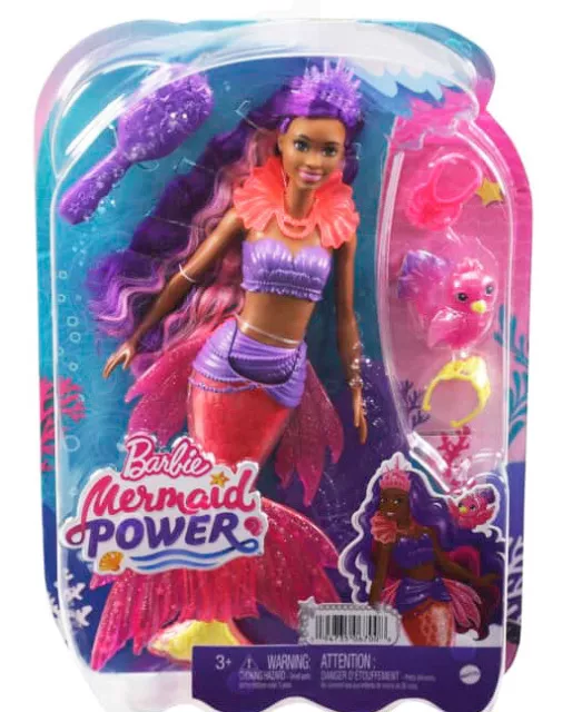 Barbie Mermaid Power Brooklyn Roberts Mermaid Doll with Pet & Accessories