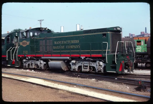 Original Rail Slide - MRS Manufacturers Railway 252 St Louis MO 8-30-1980