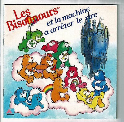 Le Bisounours Vinile 45 Giri Libro 16 Pagine la Machine A Smettere La Ridere -ab