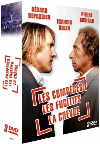 COFFRET PIERRE RICHARD / Depardieu/ la chèvre- les compères-les fugitifs - 3 dvd