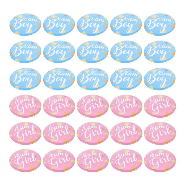 60 piezas Bebé Party Broche Oramento Encantadora Insignia de Fiesta Decoración Hermoso Pa