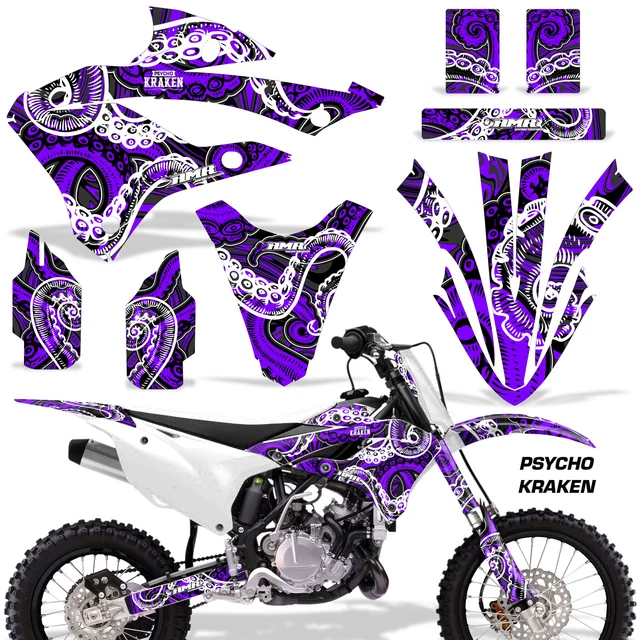 Dirt Bike Adesivi Kit Grafica Adesivo Per Kawasaki KX85 & KX112- 22 -a PKRKN PUK