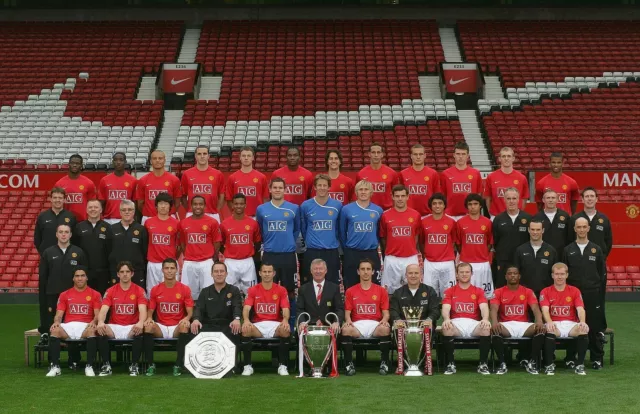 Man Utd Football Team Photo>2008-09 Season