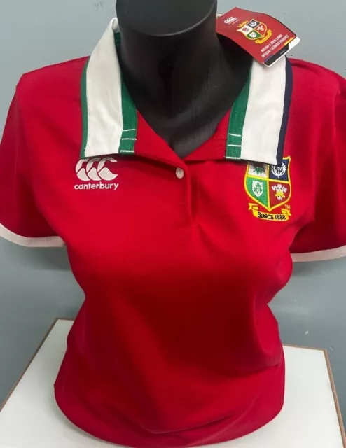 CANTERBURY BNWT ladies British & Irish Lions rugby shirt size 12UK CG S77