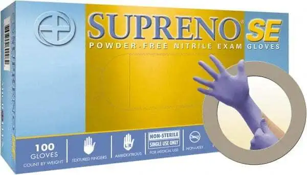 100 Pack Microflex SU-690-XL Disposable Gloves, Size X-Large, 4 mil, Nitrile