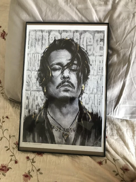 Johnny Depp Drawing Portrait *Replica*