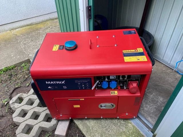 Matrix Stromerzeuger Pg 6000 D Silent Bedienungsanleitung picclick.de