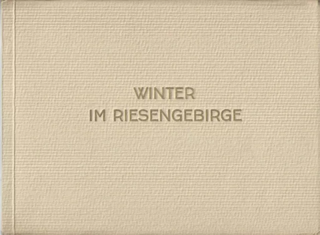 1920er Winter im Riesengebirge Rübezahl-Verlag Krummhübel Brückenberg ....