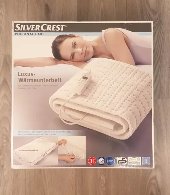 SILVERCREST PERSONAL CARE Wärmeunterbett Pure Comfort mit Abschaltautomatik  60W EUR 19,50 - PicClick DE