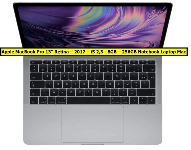 Apple MacBook Pro 13" Retina - 2017 - i5 2,3 - 8 GB - 256 GB computer portatile Mac Apple MacBook Pro 13" Retina - 2017 - i5 2,3 - 8 GB - 256 GB computer portatile Mac