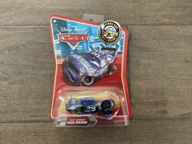 New Disney Pixar Cars Race Damaged Mood Springs Final Lap Collection #144