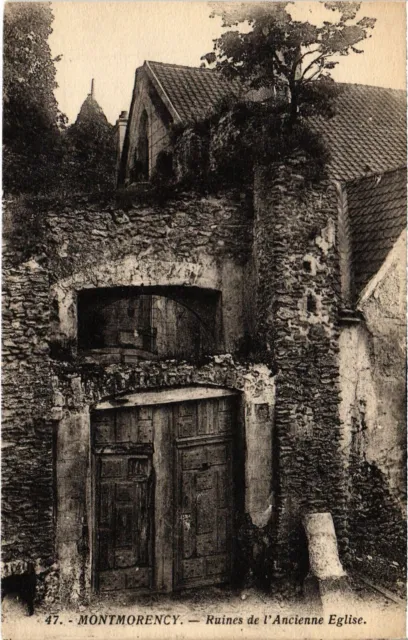 CPA Montmorency Ruines de l'Ancienne Eglise (1319911)