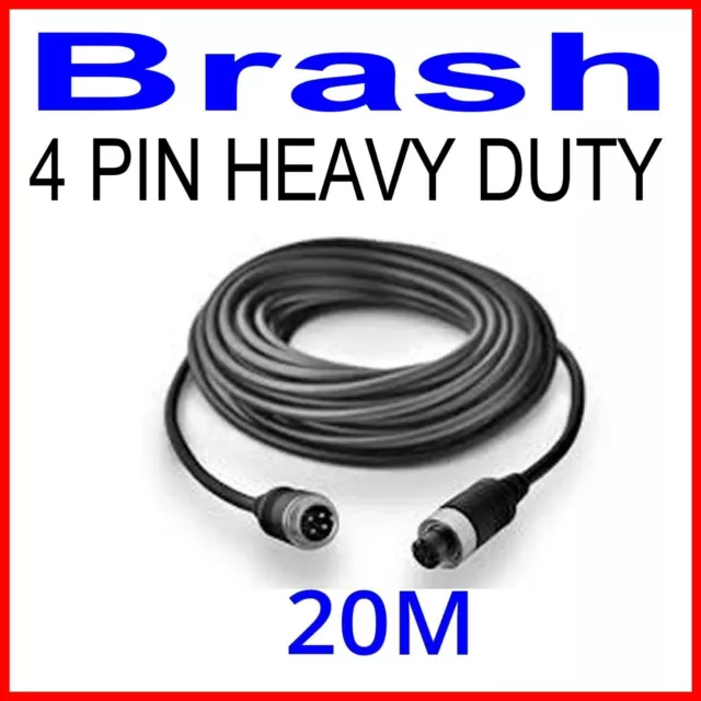 4 Pin Camera Cable - Industrial Aviation Grade Guaranteed Quality 20M