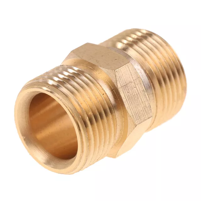 High Pressure Washer Hose Extension Connector M22 14mm to15mm Male Thread Fem G1