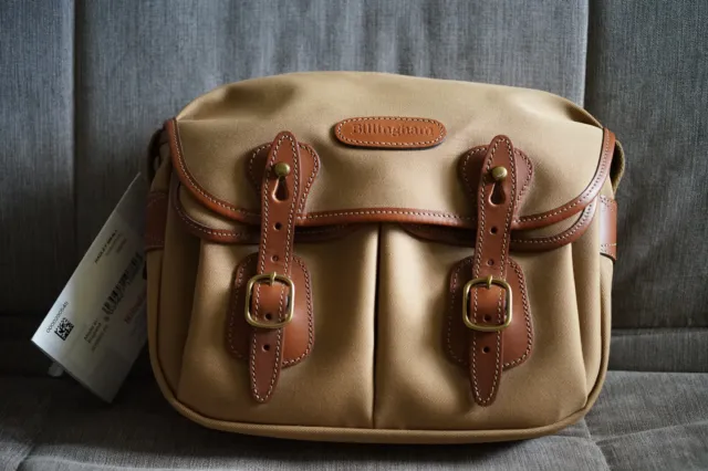 Billingham Hadley Small Camera Bag - Khaki Canvas / Tan leather