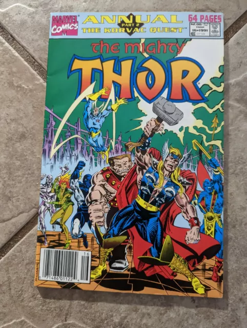 Thor Annual #16 (1966 Series) Marvel Comics ' Newsstand' VF/NM
