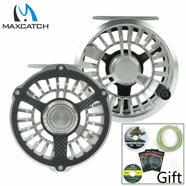 Maxcatch Tail Pre-Loaded Fly Fishing Reel Combo (3wt To 8wt) With Fly Line, Backing, Leader