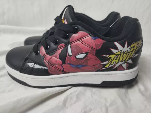 Heelys Youth 6 Skate Spiderman Marvel Special Edition Shoes Black Sneaker