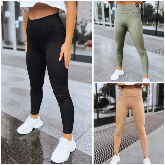 Damen Leggings Jogginghose Sporthosen Laufhosen Gym Yoga Hose Sport DSTREET