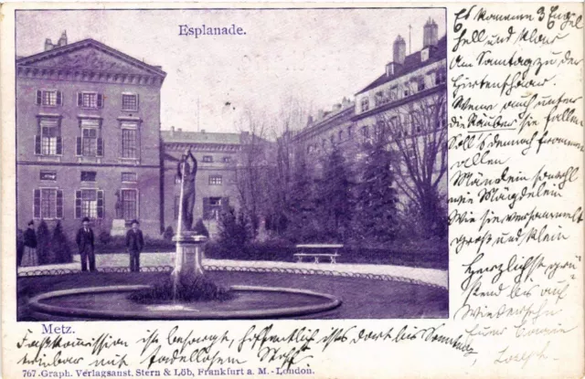 CPA AK Esplanade METZ (455335)