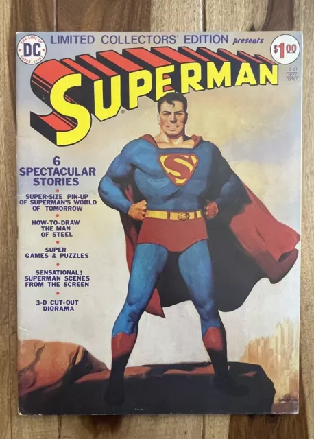 Superman-Dc Limited Collectors Treasury Edition #31-Neal Adams-Origin Vf 8.0