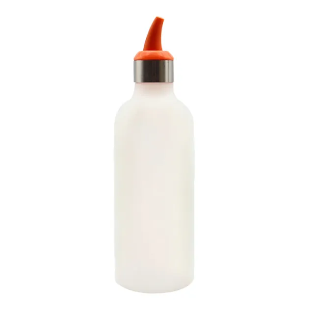 450ml FOOD GRADED Bottles Condiment Ketchup Mustard Oil Salt Squirt Orange,Rosy
