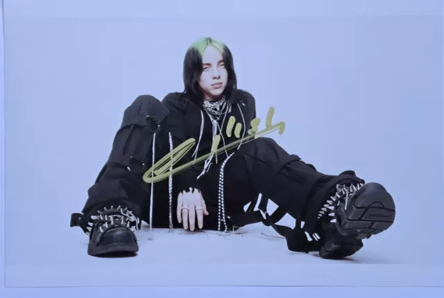 Billie Eilish Original Autogramm 20/30cm