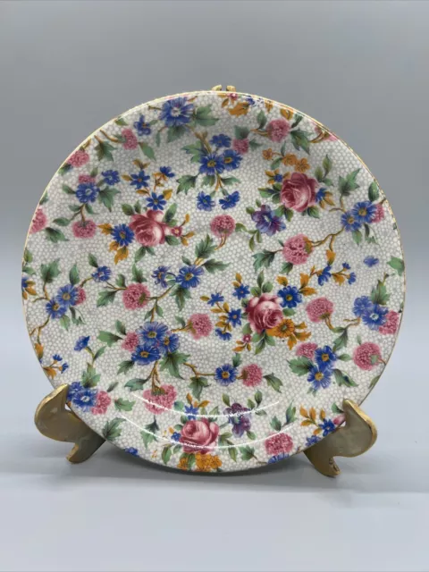 Vintage ROYAL WINTON Grimwades "OLD COTTAGE CHINTZ" Saucer Plate 5.5”