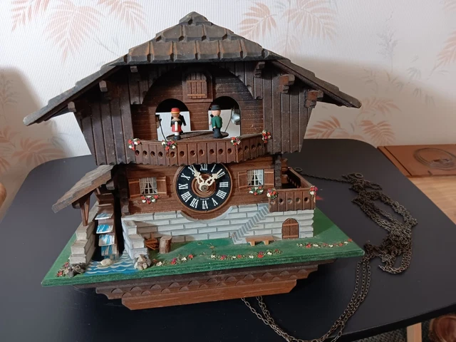 Edelweiss Black Forest Cuckoo Clock For Parts Or Repair