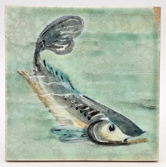 1930s Dunsmore Fish Tile Polly Brace Minton Tile From Chris Blanchett Collection