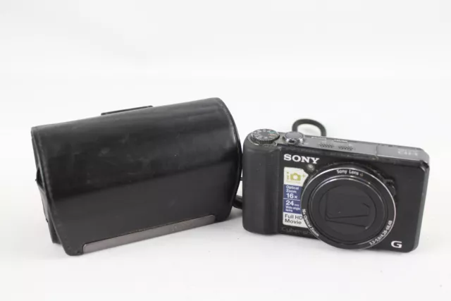 Sony Cybershot DSC-HX9V, DIGITAL COMPACT CAMERA w/ 16x Optical Zoom WORKING