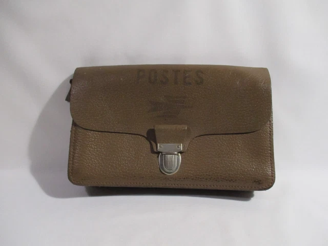 ANCIENNE SACOCHE EN Cuir De La Poste Facteur Ptt EUR 35,00 - PicClick FR
