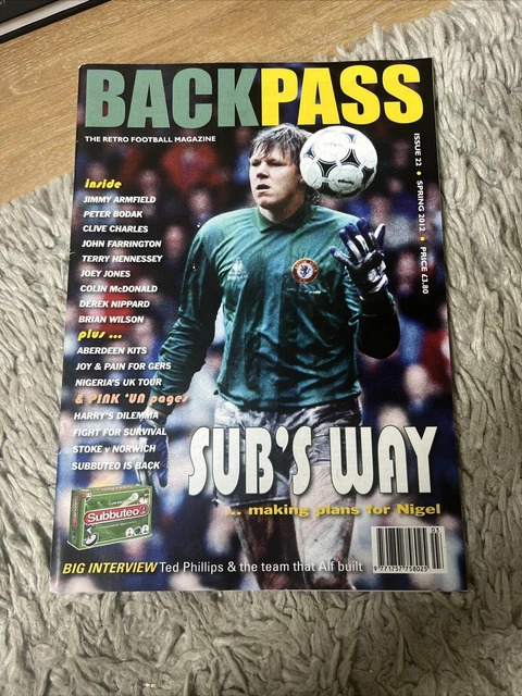 ＂BACK PASS＂Retro Football Magazine英国季刊誌 BACK PASS BACKPASS vintage retro football magazine - choose