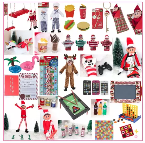 Elf Christmas Ideas Advent Naughty Elves Props Toy Xmas Funny Novelty Games Uk