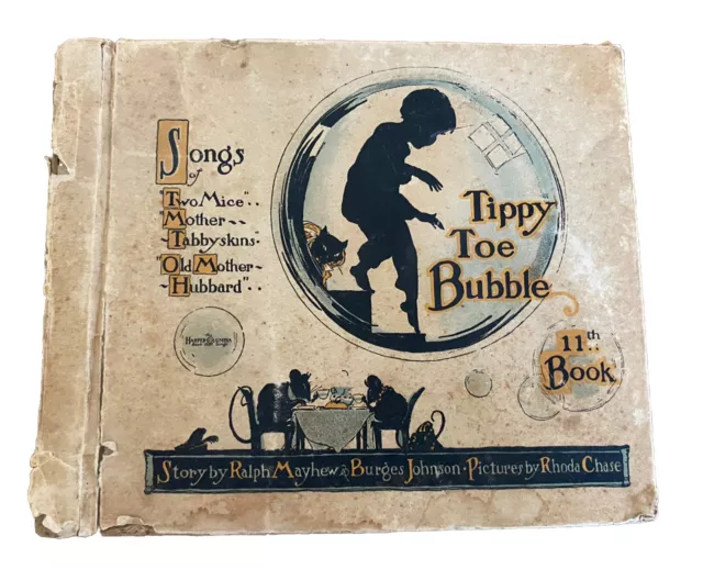 Antique 1920 Harper Columbia Book That Sings Tippy Toe Bubble 11th No Records