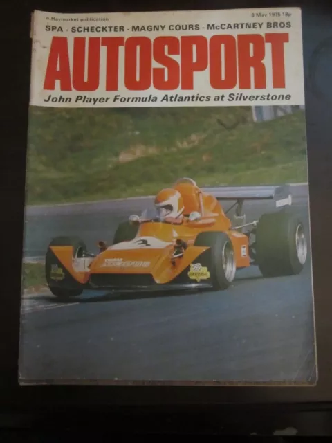 Autosport Magazine May 1975 John Player Formula Atlantics at Silverstone