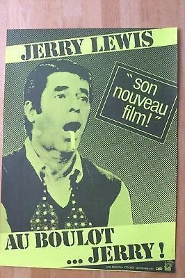 Affiche - Au Boulot....jerry ! Jerry Lewis