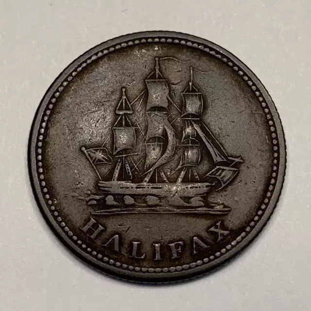 1815 Halifax Half Penny Token