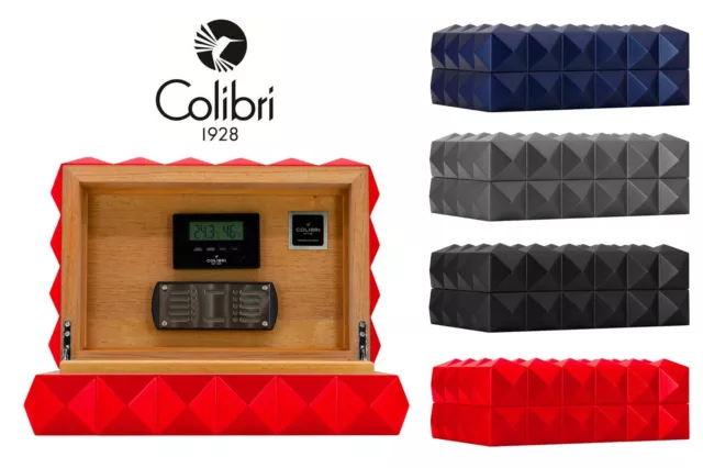 Umidificatore Da Tavolo Colibri Quasar Design 3D 40-45 Cigars Humidor Qz250T1