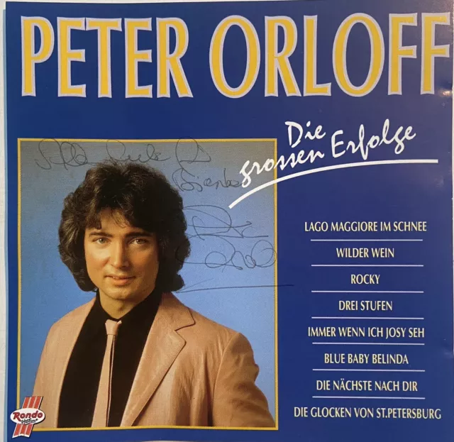 Peter Orloff signiert CD Original Unterschrift Autogramm Signed Signatur