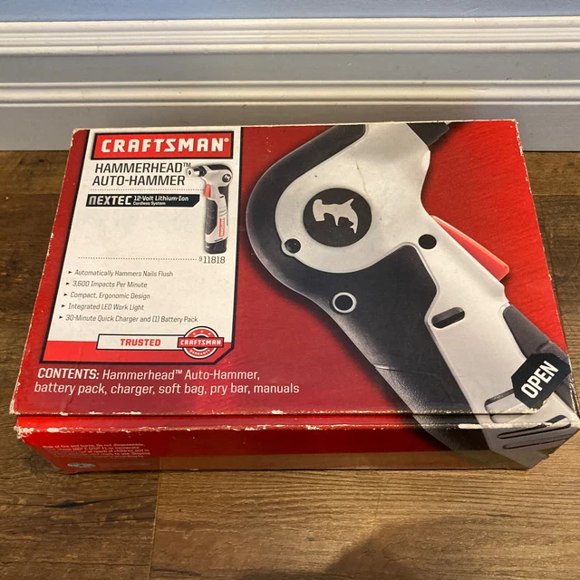 CRAFTSMAN NEXTEC HAMMERHEAD 12V Cordless AutoHammer w/ Case / Charger